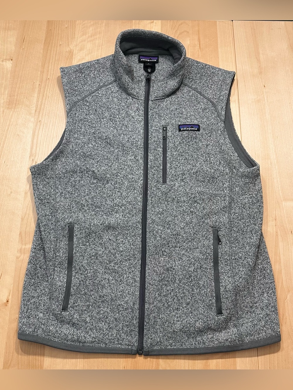 Patagonia Better Sweater Fleece Full Zip Vest Gray Medium